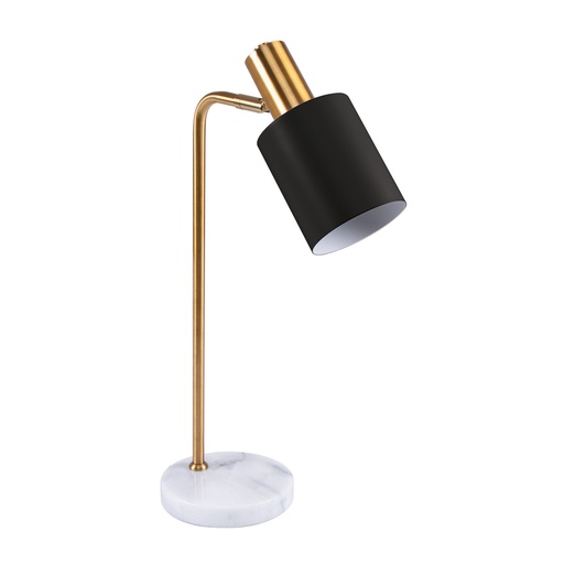 [22522] MARISOL-DL MARBLE S/BRASS D/LAMP 1XE14 240V