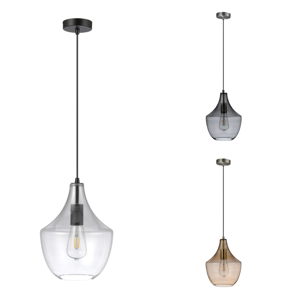 SAIL GLASS PENDANT 240V E27 GLASS