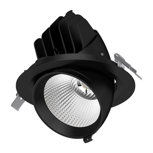 SCOOP-25 RND 25W LED KIT BLK