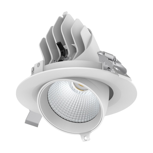 SCOOP-25 RND 25W LED KIT WHT