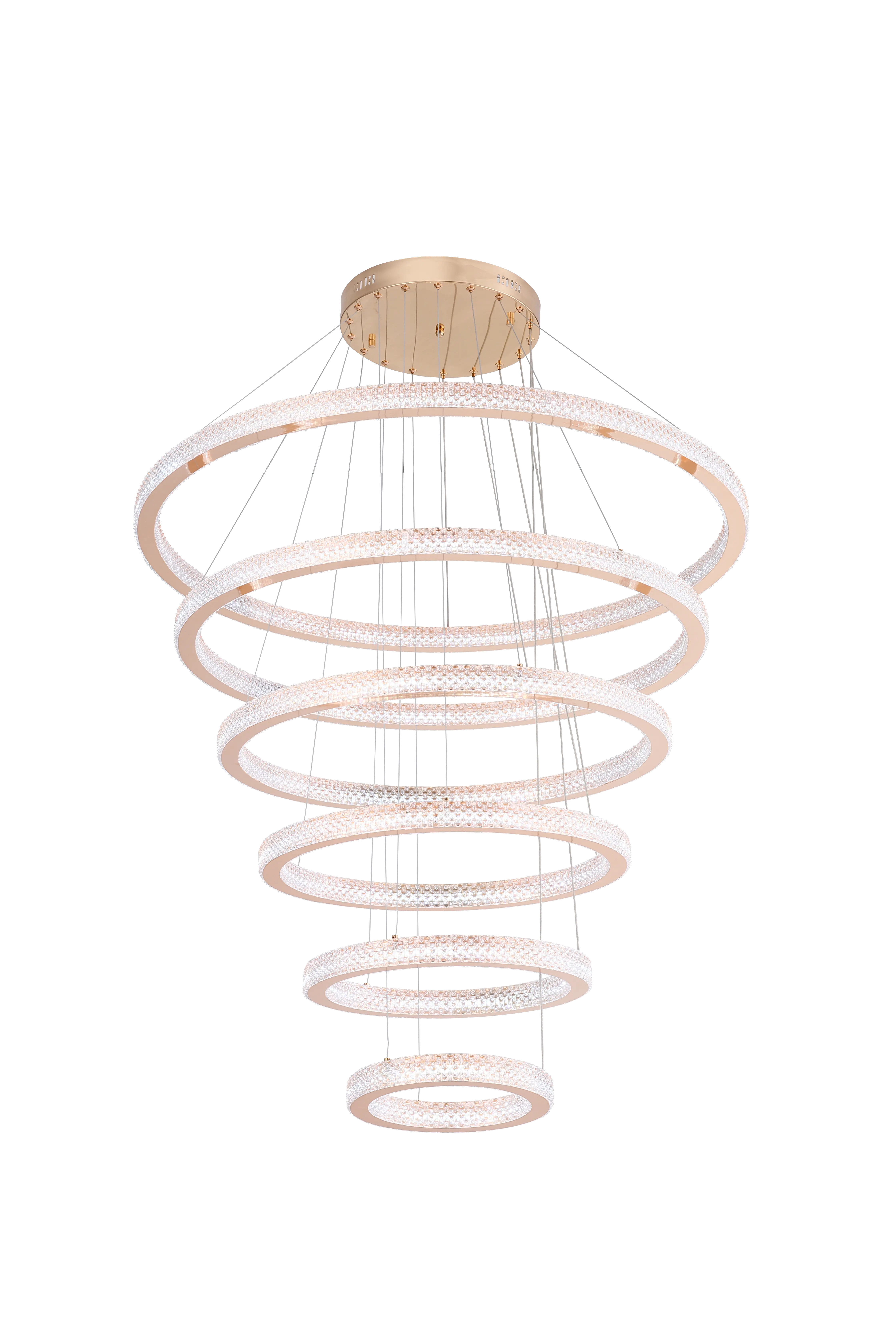 [A00200GO] HAILO 6 RING GOLD PENDANT 