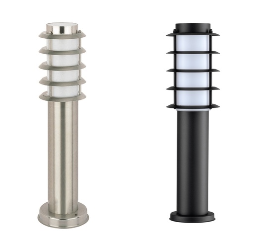 Bollard Light Short Stainless Steel 304 ES (Max 18W) Louvered IP44