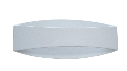 [CANNES] Wall Light Interior Surface Mounted Up/Down 6W Curved Matte White 3000K 468LM