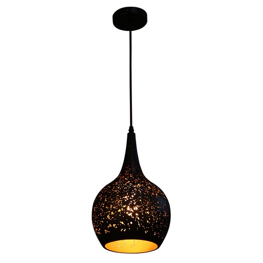 [CELESTE1] Pendant Light ES Black Bell OD 200mm