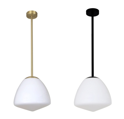Pendant Light ES Frosted Tipped Dome Glass OD280mm