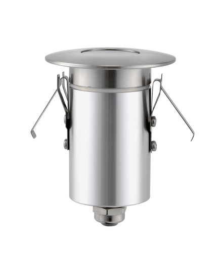 Deck Light 12V 3W Round Stainless Steel 316 IP67 Face Plate 64mm Open