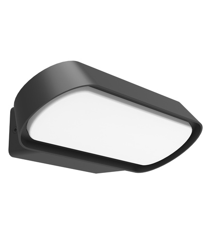 Wall Light Surface Mounted 7W Rectangular 3000K IP65 Opal Diffuser Rounded 180LM
