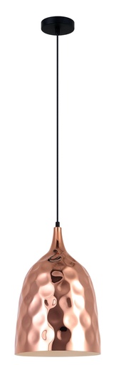 [KOPER2] Pendant Light ES Copper Plated Ellipse OD275mm