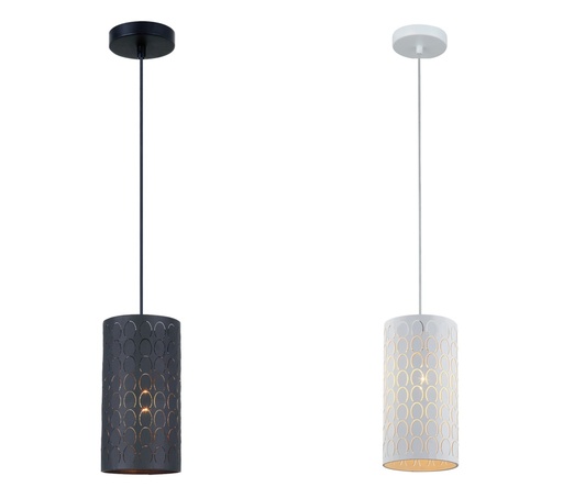 Pendant Light ES Embossed Oblong OD130mm