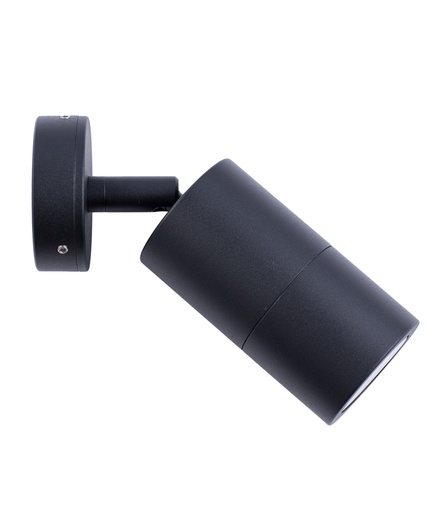 Pillar Light Single Adjustable GU10 IP65 Round Back Plate