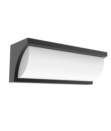 Wall Light Surface Mounted 13W Curved Wedge 3000K IP65 910LM