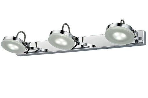 [SEATTLE3] Wall Light Interior Surface Mounted Adjustable 3 X 3W Chrome 3 Light Bar 3000K 582LM