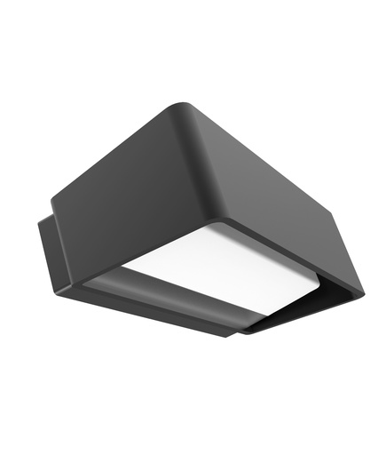 Wall Light Surface Mounted Up/Down 13W Rectangular 3000K IP65 Opal Diffuser 600LM