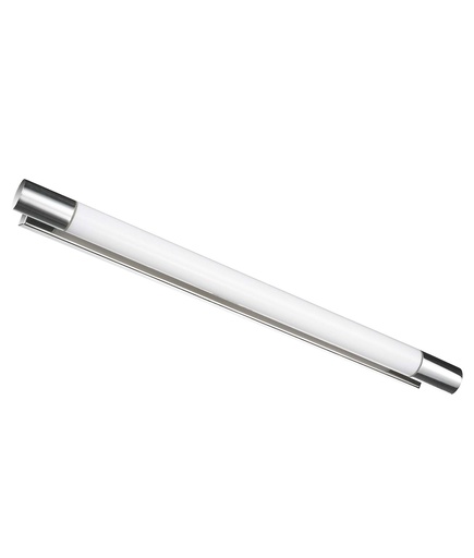 Wall Light Interior Surface Mounted Cylinder Chrome 4000K Frosted Diffuser