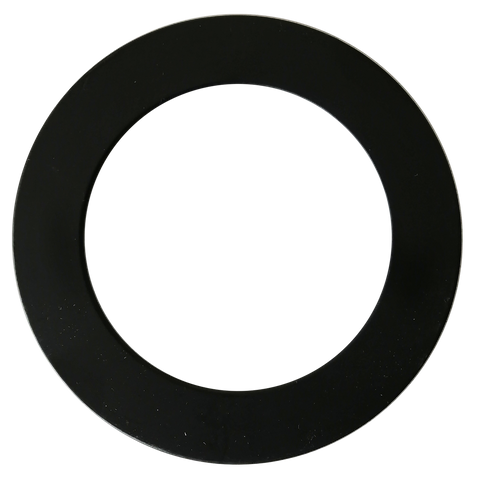 [5504010-BLK] Black Aluminium Face Plate