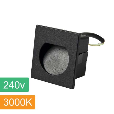 [5505086-240v-BK-3K] Arch Step Light-240v-BK-3K