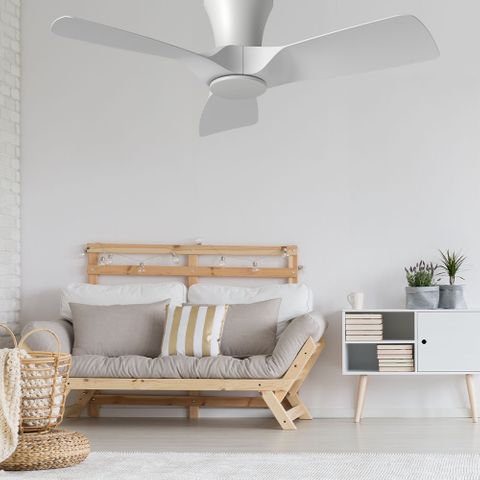 [5507060] Kiwi 30 Ceiling Fan - No Light - White