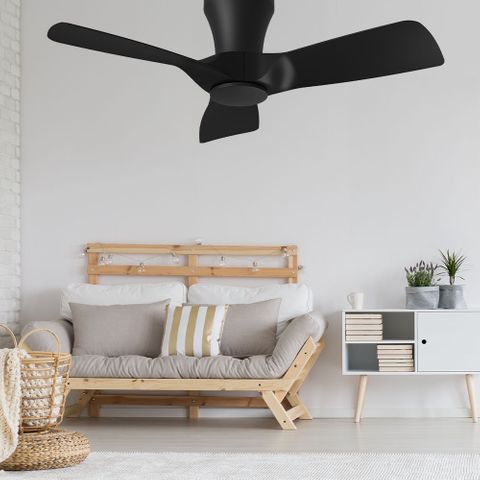 [5507061] Kiwi 30 Ceiling Fan - No Light - Black