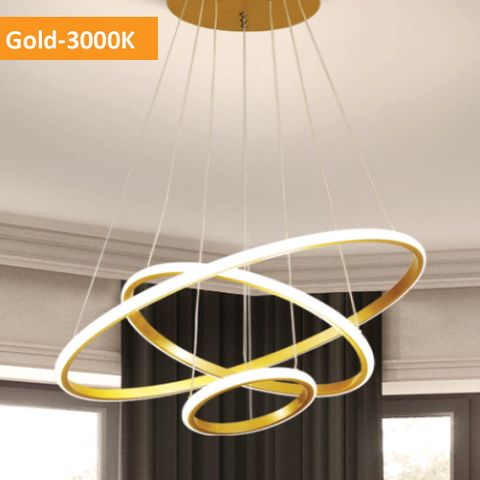 [5510123-GD-3K] Crown 3 Ring - Gold - 3K