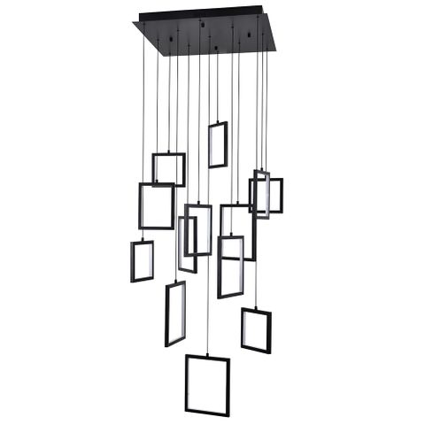 [5510213-BK-3K] Dahli 13 Light Pendant - Black-3K