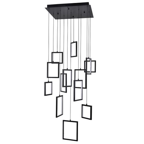 [5510213-BK-5K] Dahli 13 Light Pendant - Black-5K