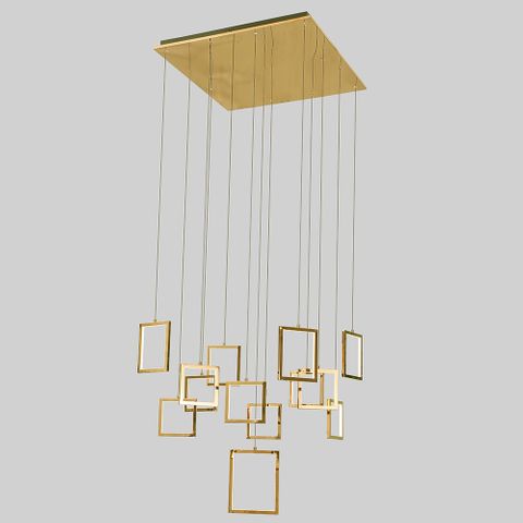 [5510213-GD-3K] Dahli 13 Light Pendant - Gold-3K