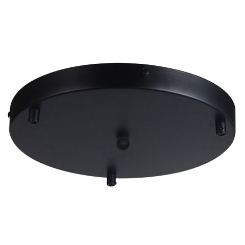 [5519010] 3 Light Round Plate - Black
(300mm Diameter)