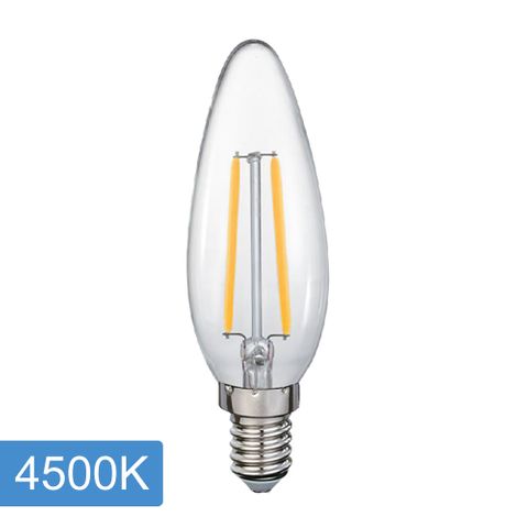 [5520025] Candle C35 4w LED Filament - E14 - 4500K