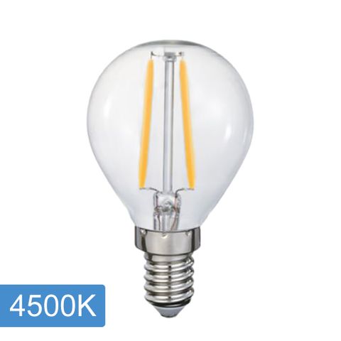 [5520033] Fancy Round P45 4w LED Filament - E14 - 4500K