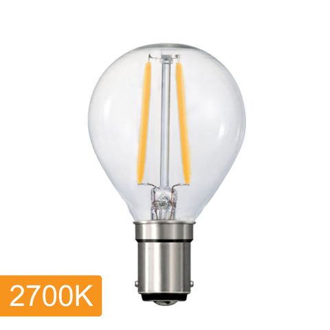[5520034] Fancy Round P45 4w LED Filament - B15 - 2700K