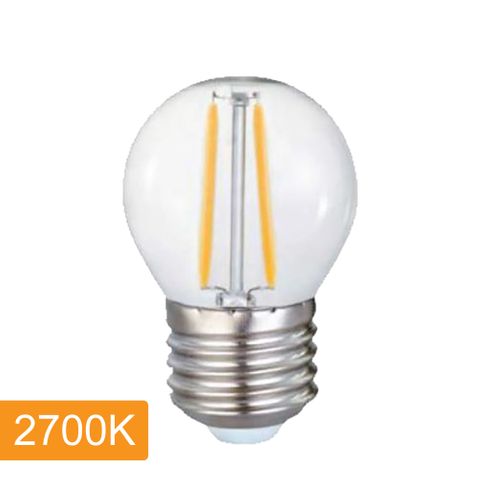 [5520036] Fancy Round P45 4w LED Filament - E27 - 2700K