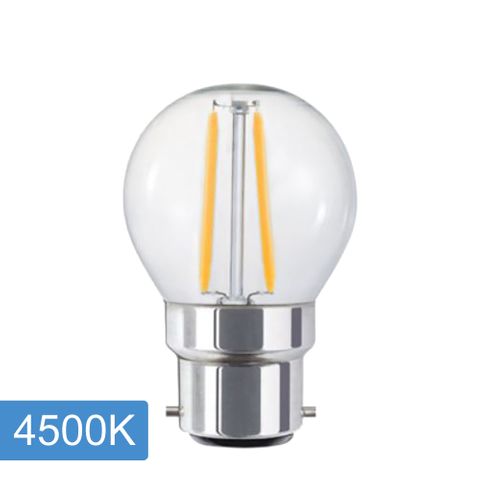 [5520039] Fancy Round P45 4w LED Filament - B22 - 4500K